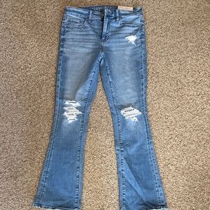American Eagle Outfitters Light Blue Flare Jeans